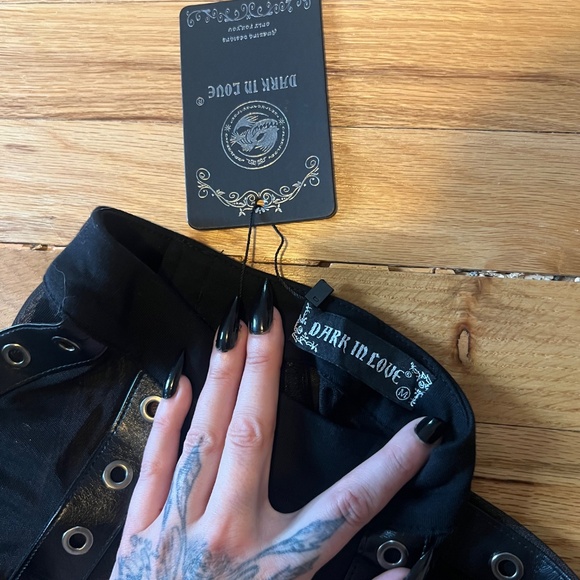 Dark in Love gothic mini dress - Picture 8 of 8